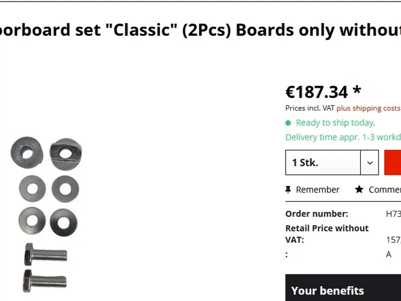Billede 9 - Highway Hawk Floorbord Classic Yamaha XV750/1100