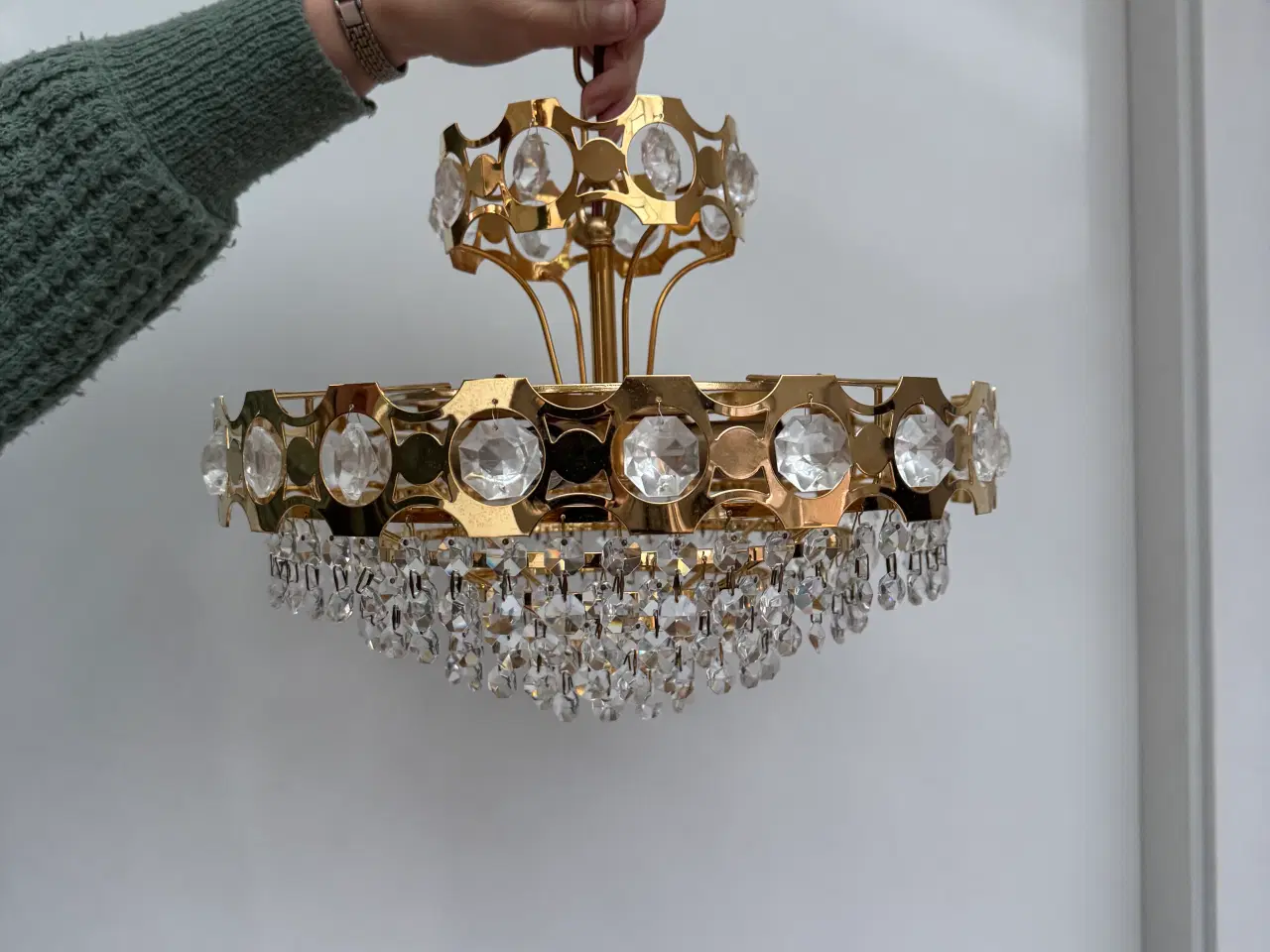 Billede 1 - Flot prismelysekrone