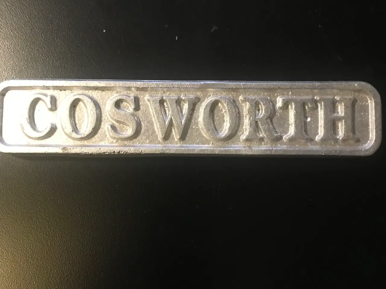 Billede 1 - Cosworth alu skilt