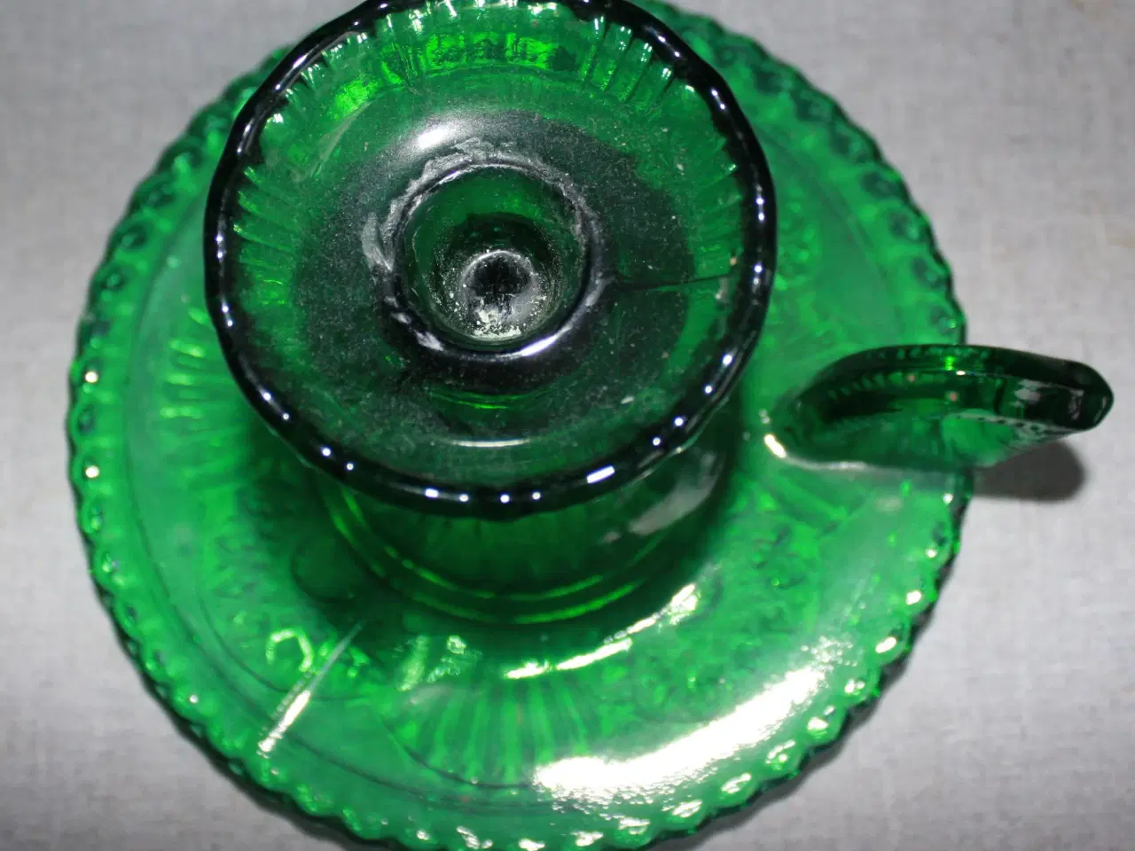 Billede 5 - Kammerstage af grønt glas