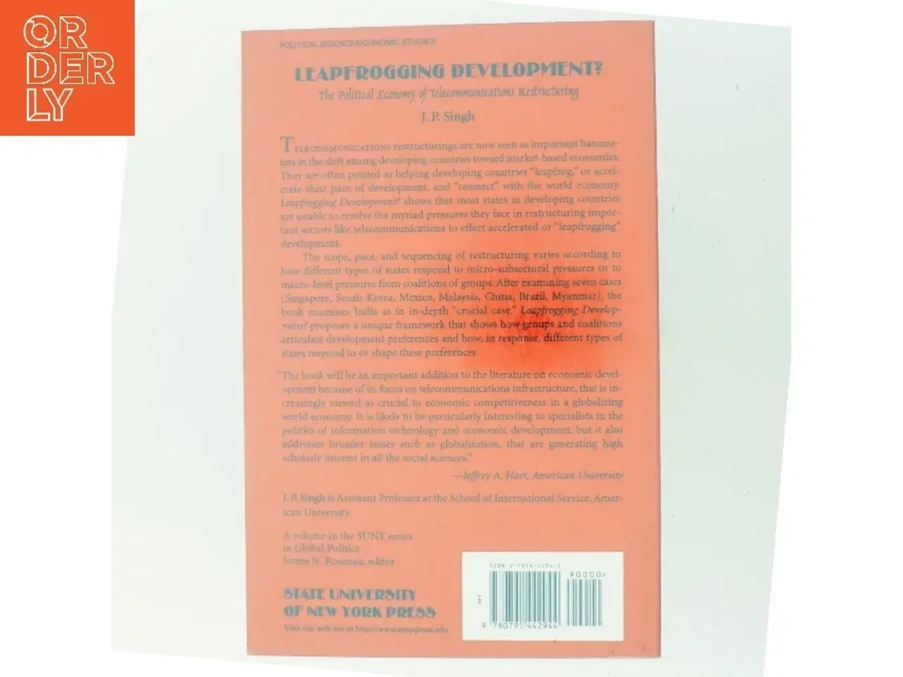 Billede 3 - Leapfrogging Development? af J. P. Singh (Bog)