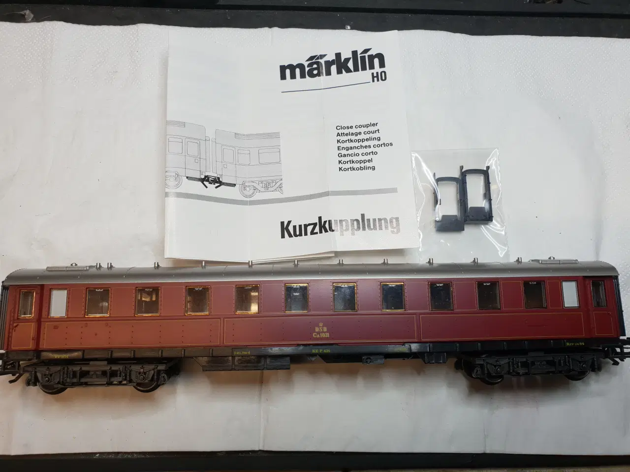 Billede 1 - Märklin H0 DSB passagervogn Litra Ca1031