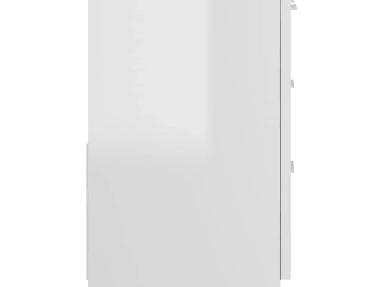 Billede 6 - Vaskeskab 63x30x54 cm spånplade hvid højglans