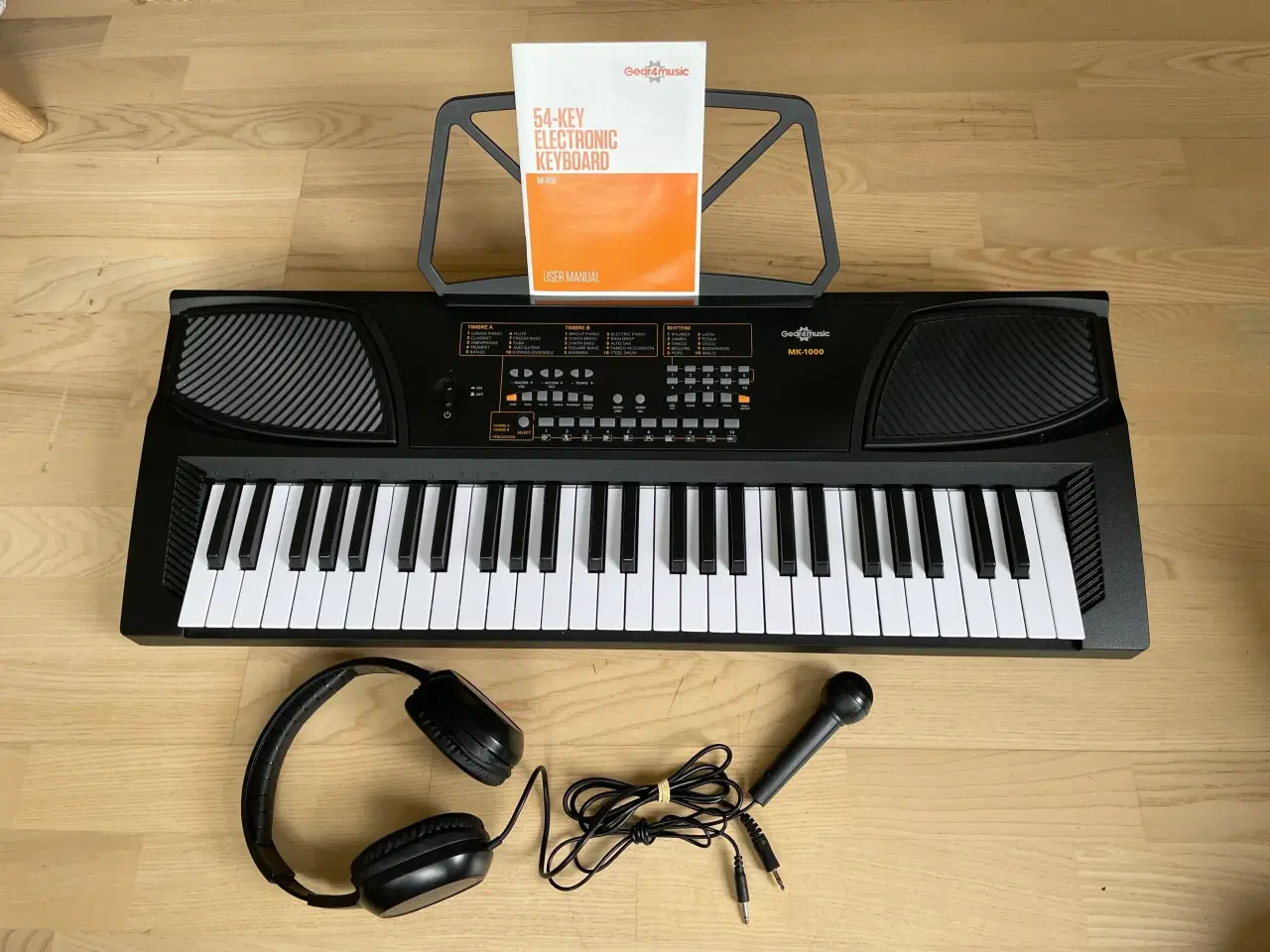 Billede 1 - MK-1000 Bærbart Keyboard med 54 tangenter