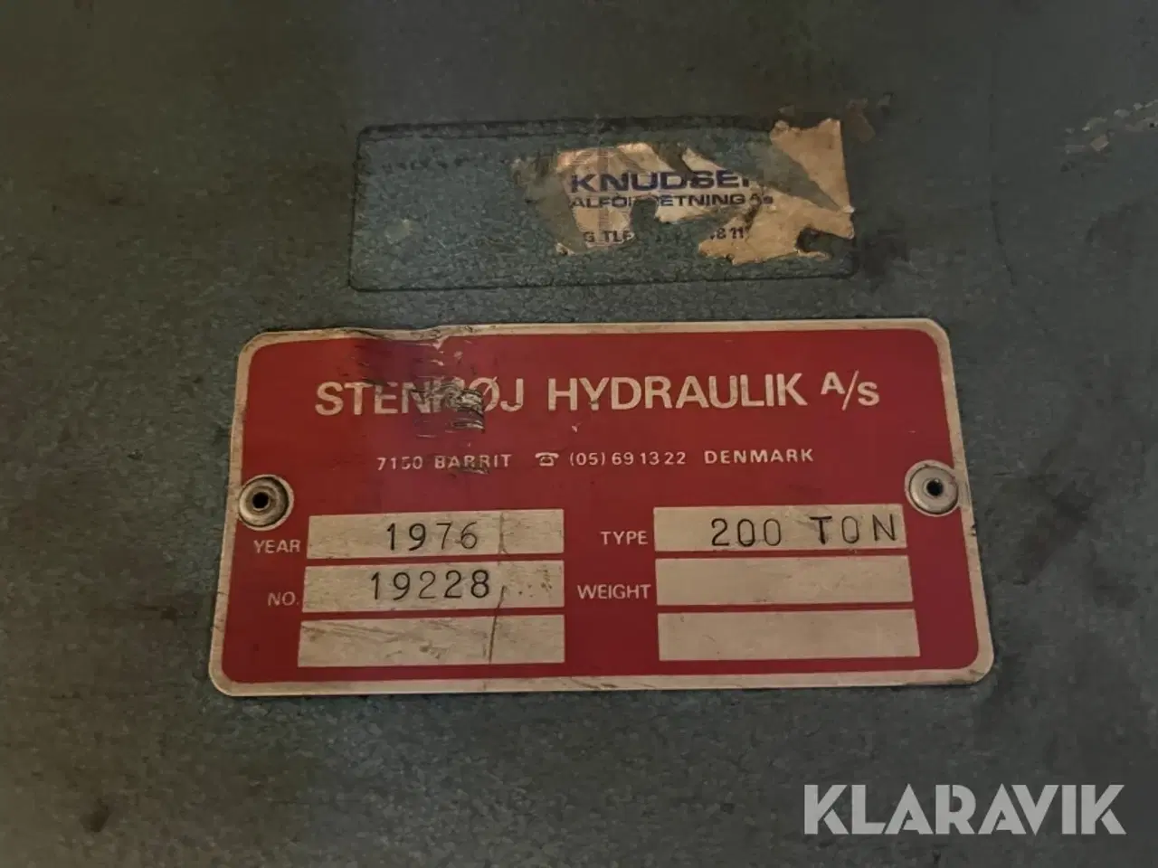 Billede 4 - Værkstedspresser Stenhøj 200 tons