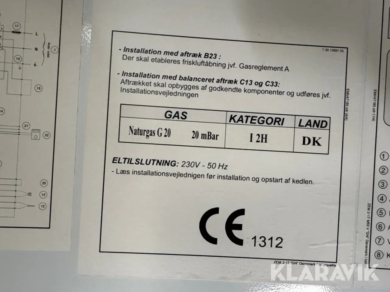 Billede 4 - Gaskedel Geminox G 20 Naturgas