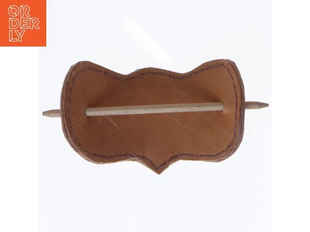 Billede 1 - Hårspænde med leopardskind (str. 10 cm)