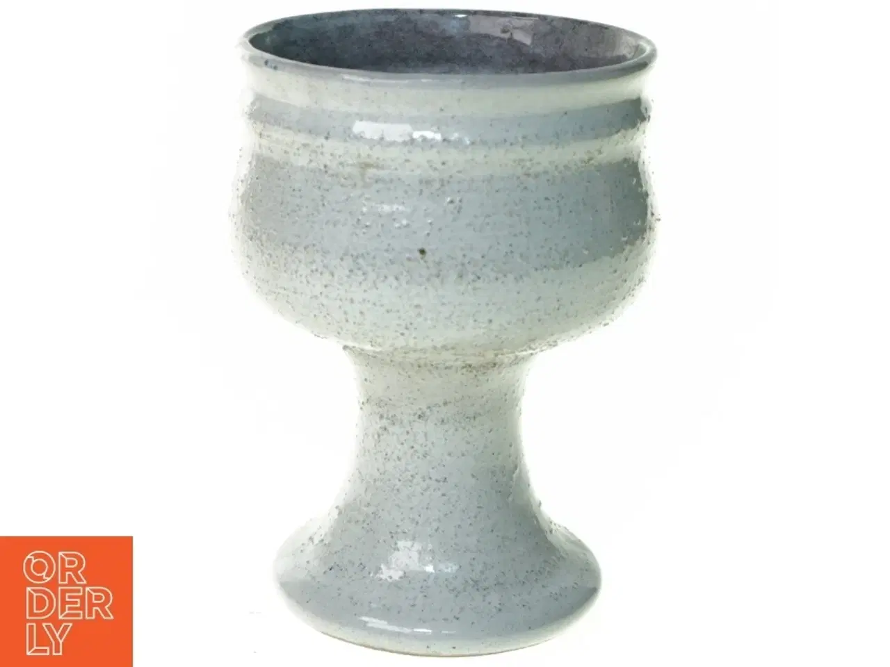 Billede 1 - Strehla Keramik Vase med Tekstur (str. 15 x 11 cm)