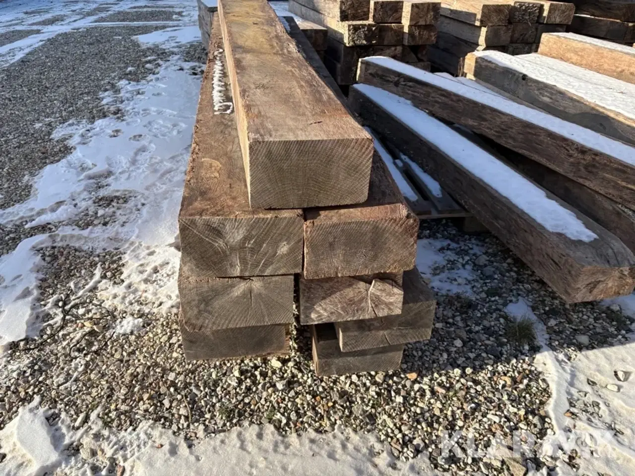 Billede 4 - Egesveller 100styk Egetræ 2600x250x150mm