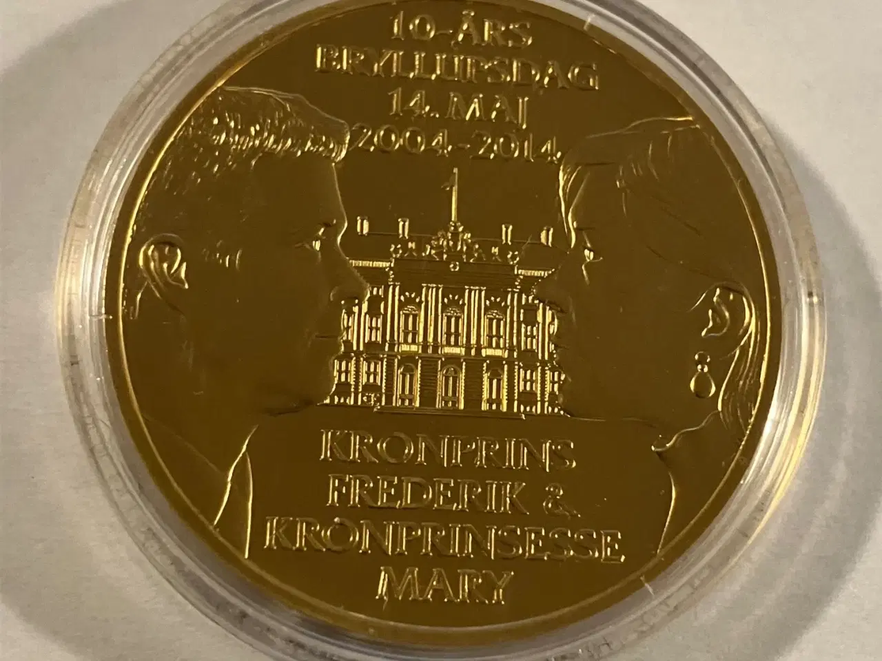 Billede 1 - 10 års Bryllupsdag - Kronprins Frederik og Mary Medalje