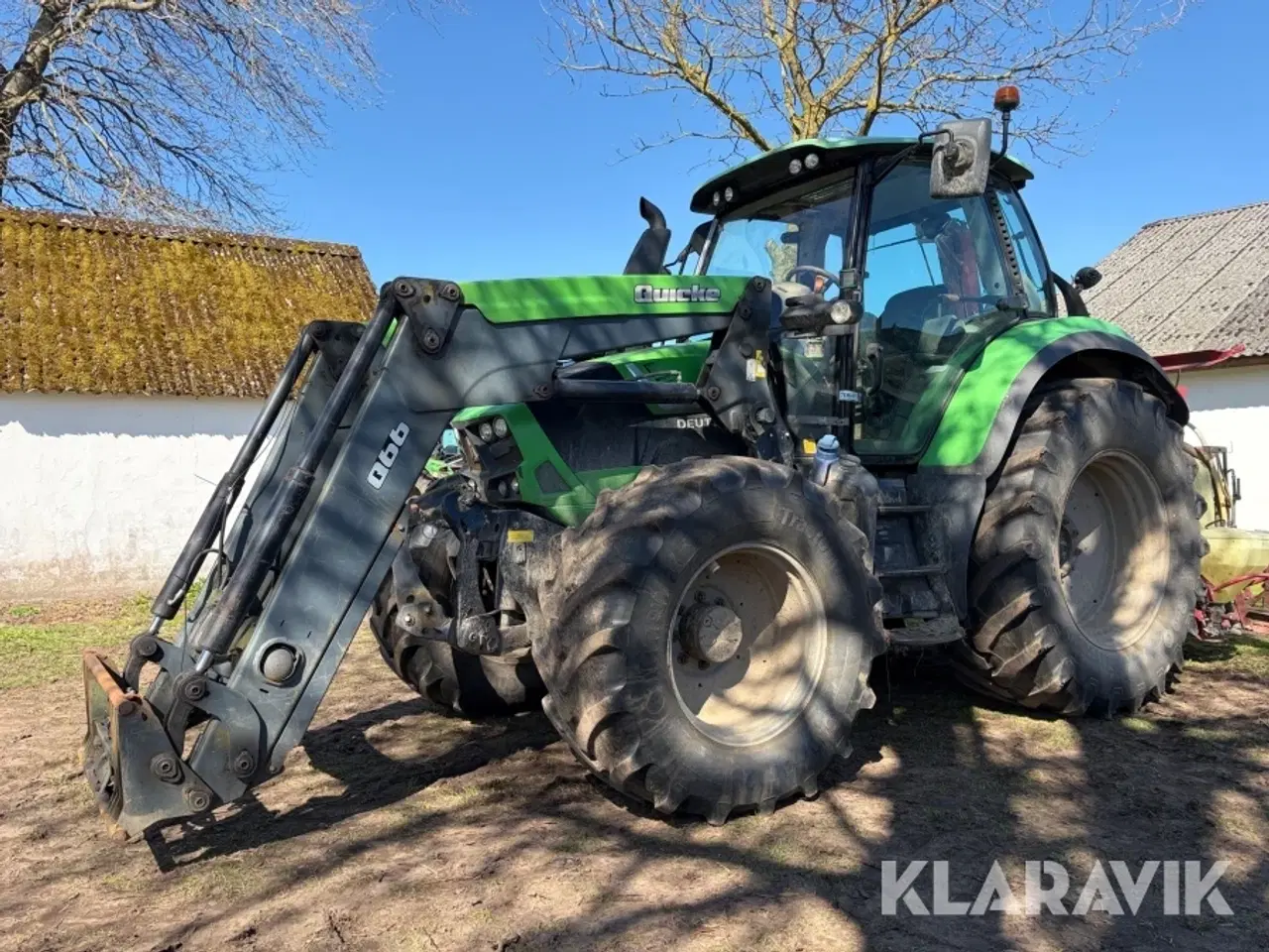 Billede 1 - Traktor Deutz Fahr 6130.4 Cshift med frontlæsser