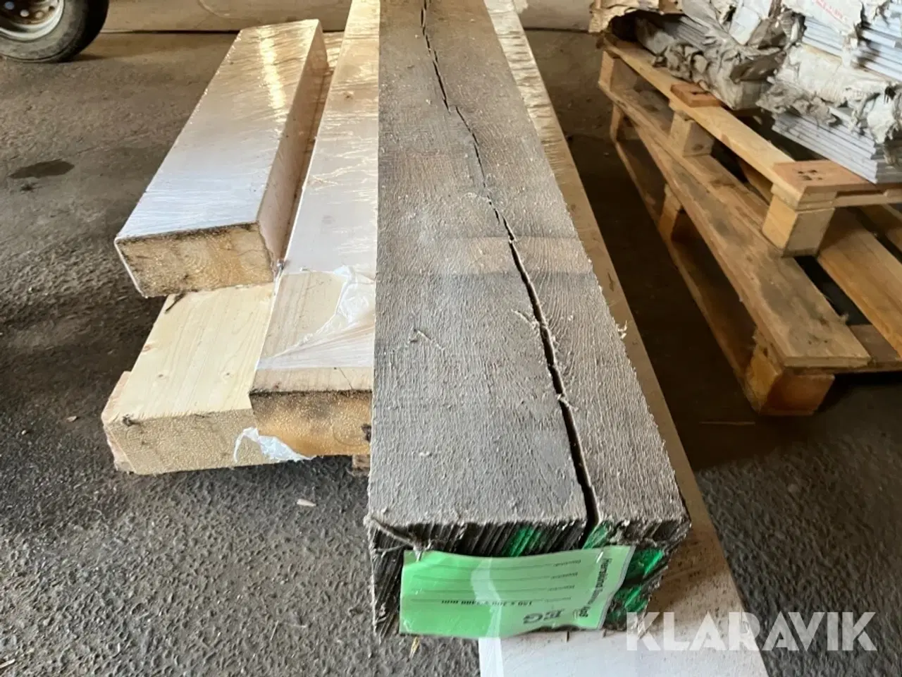 Billede 10 - Limtræsbjælker/egetræbjælke 7 styk