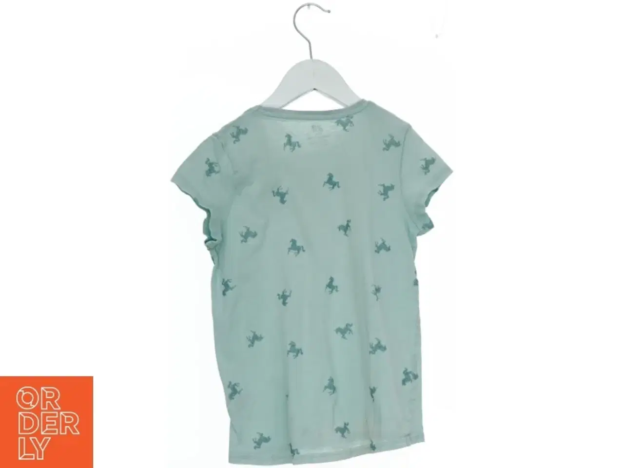 Billede 2 - T-shirt med hestemotiv fra H&M (str. 140)