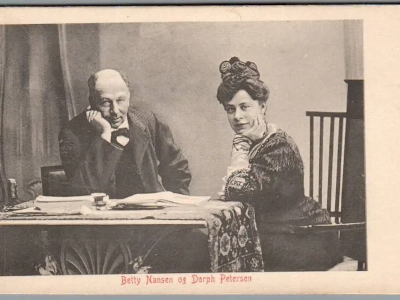 Billede 1 - Betty Nansen og Dorph Petersen - Skuespiller - Postkort - Ubrugt