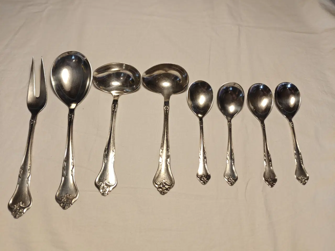 Billede 3 - Riberhus sølvplet bestik tagting, kagegafler m.m.