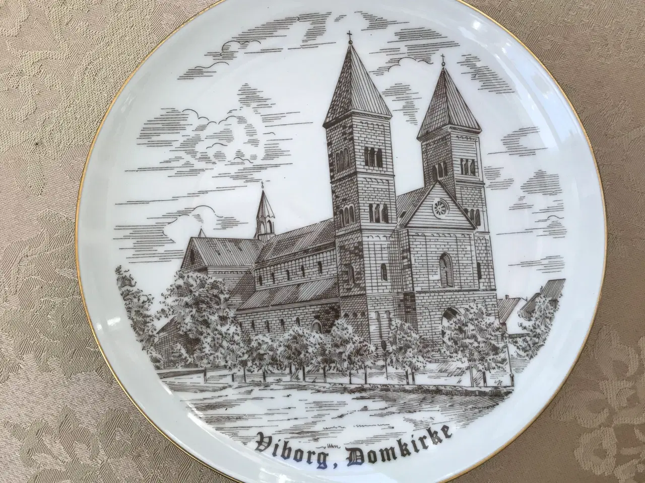 Billede 1 - Viborg domkirke platte tallerken