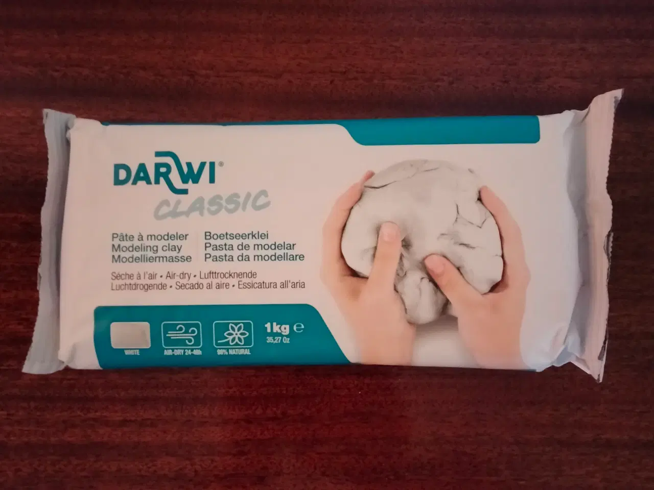 Billede 1 - Darwin Lufttørrende Ler 1 kg.