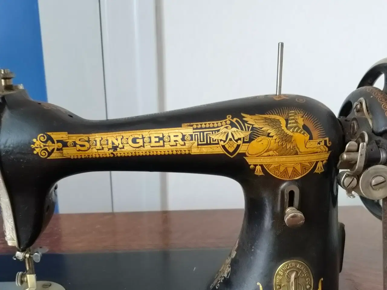 Billede 1 - Antik Singer symasikne fra 1879 - fuldt funktionel