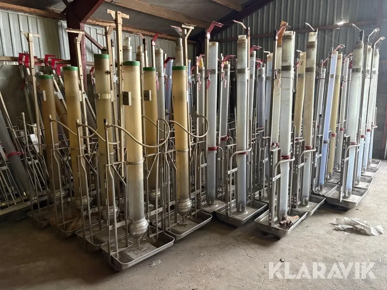 Billede 2 - Foderautomater Tube-O-Mat 70 styk enkelt og 8 styk dobbelt