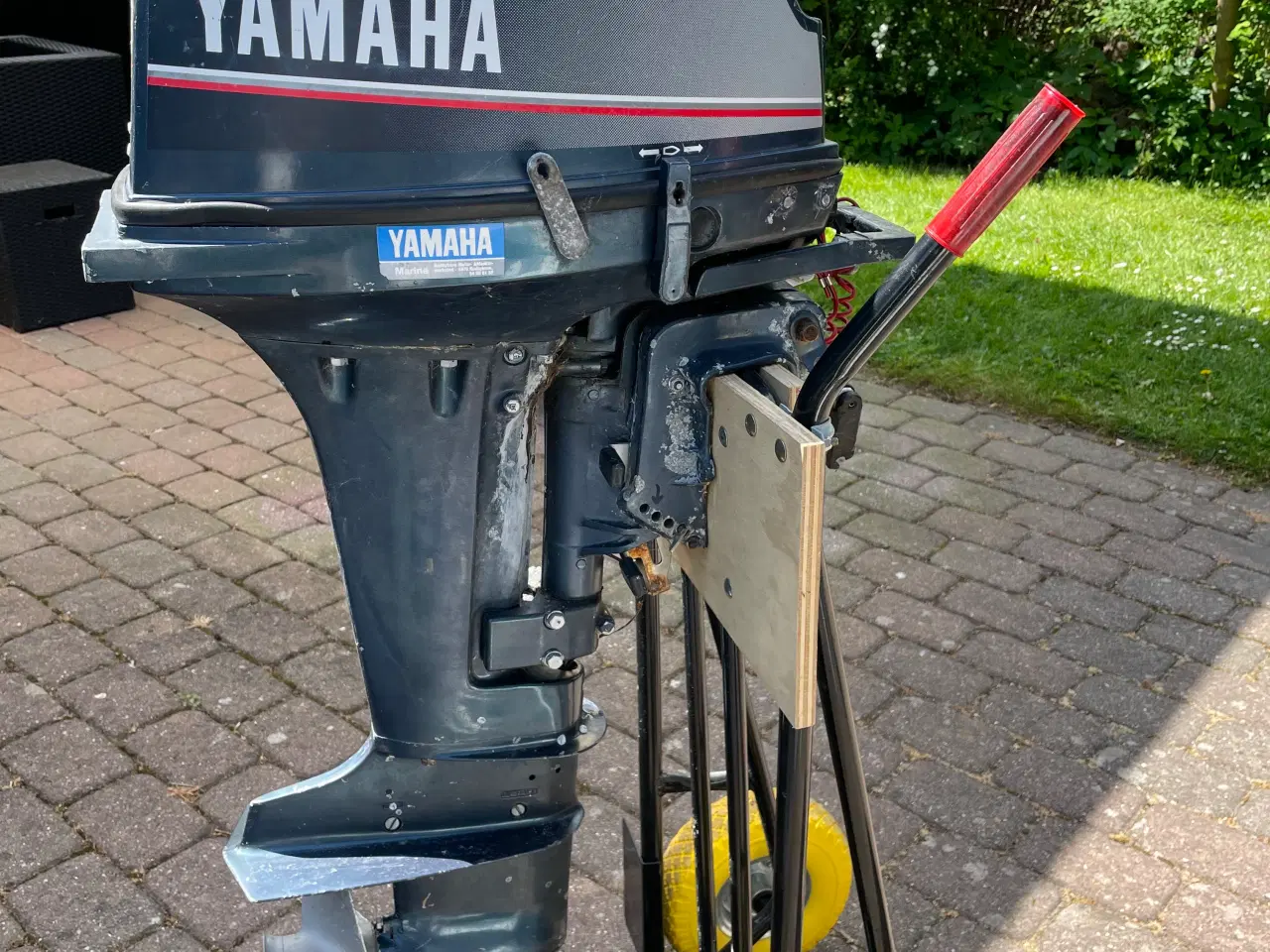 Billede 1 - Yamaha 9.9 (15) HK påhængsmotor med kort ben.