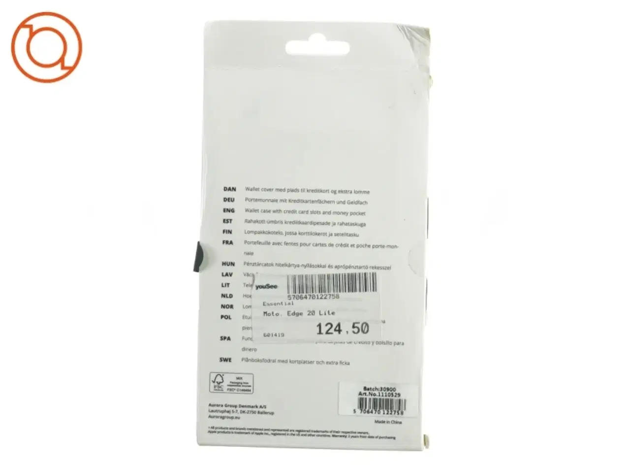 Billede 2 - Mobilcover til motorola edge 20 light fra Essentials (str. 19 x 11 cm)