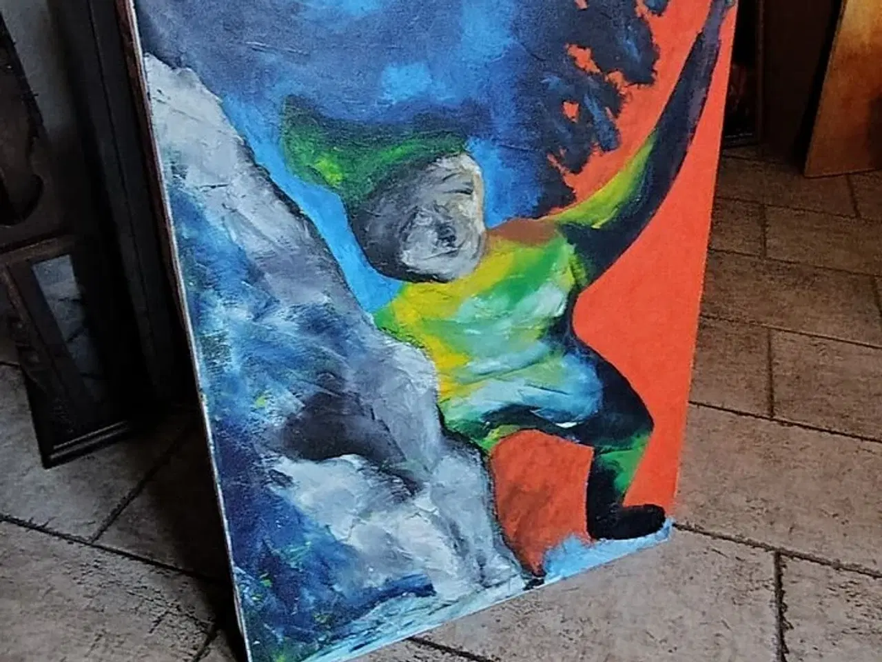 Billede 2 - Maleri SIGN. E. V. (ERIK VITCETZ)