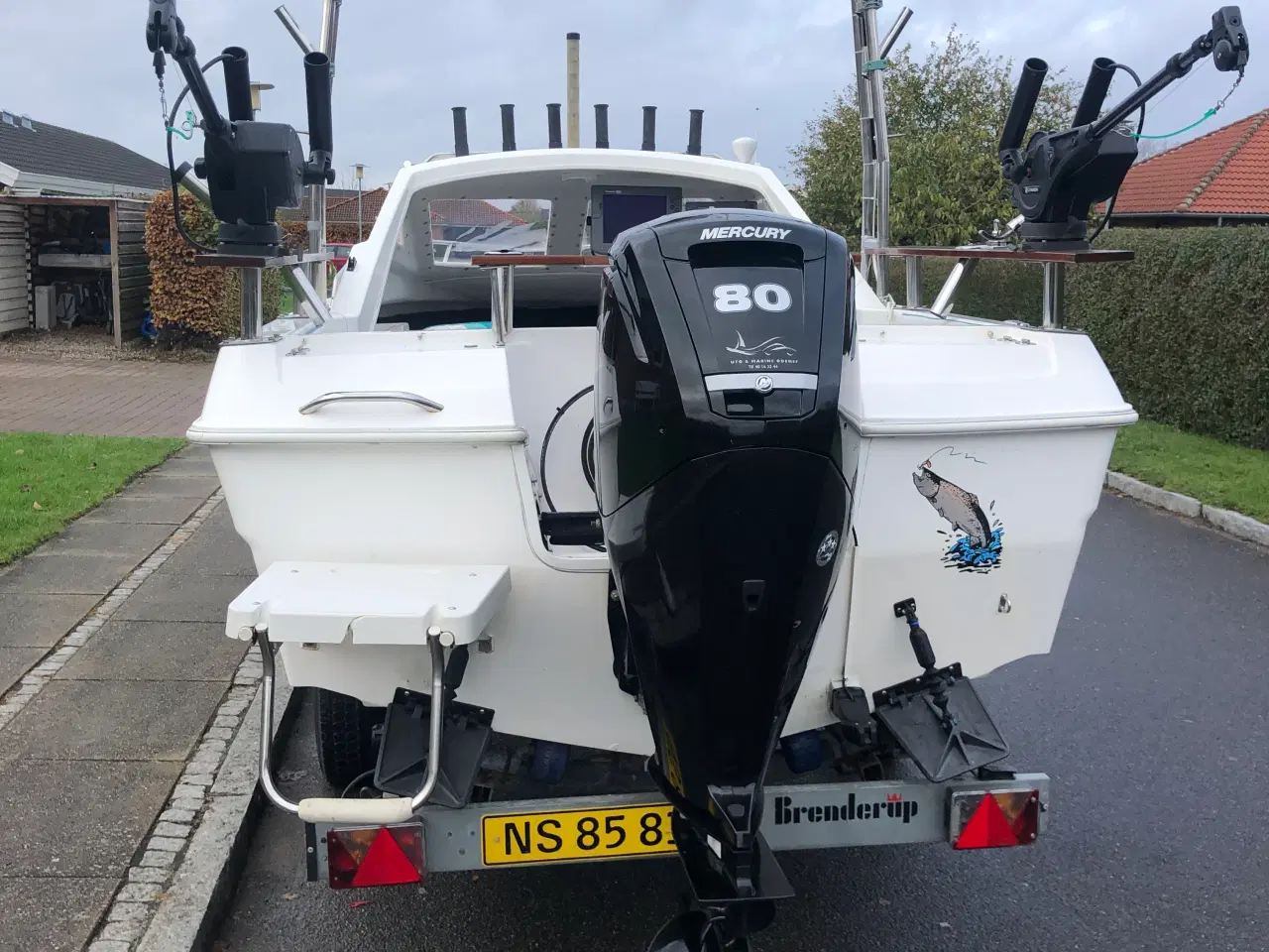 Billede 2 - Trolling/kabine/motorbåd med 80 hk Mercury