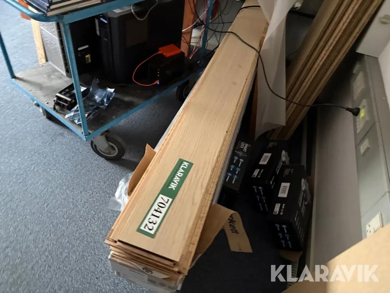 Billede 4 - Trægulv og sporplader