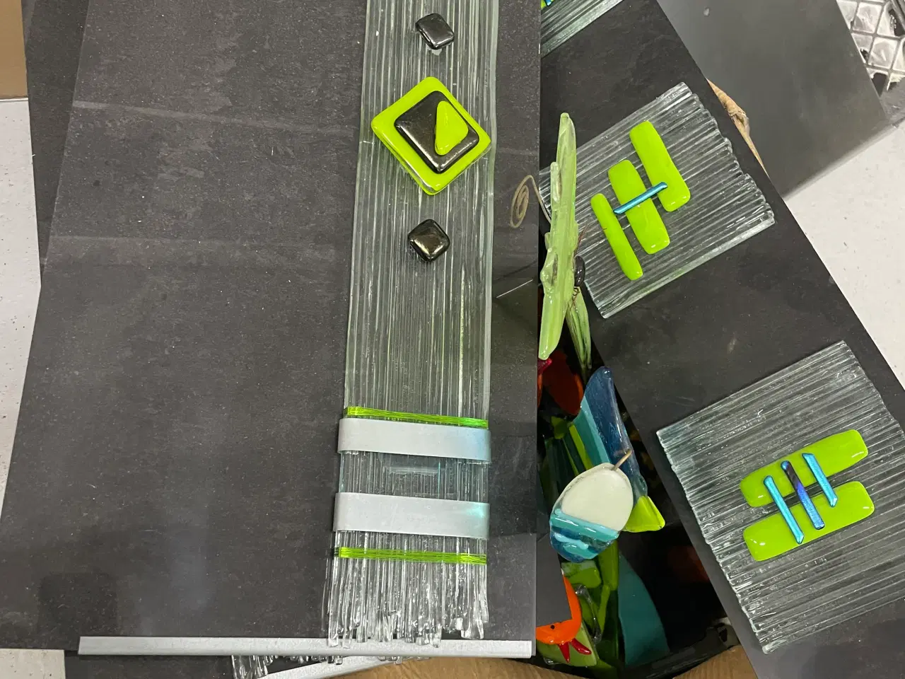 Billede 6 - Glaskunst større parti.