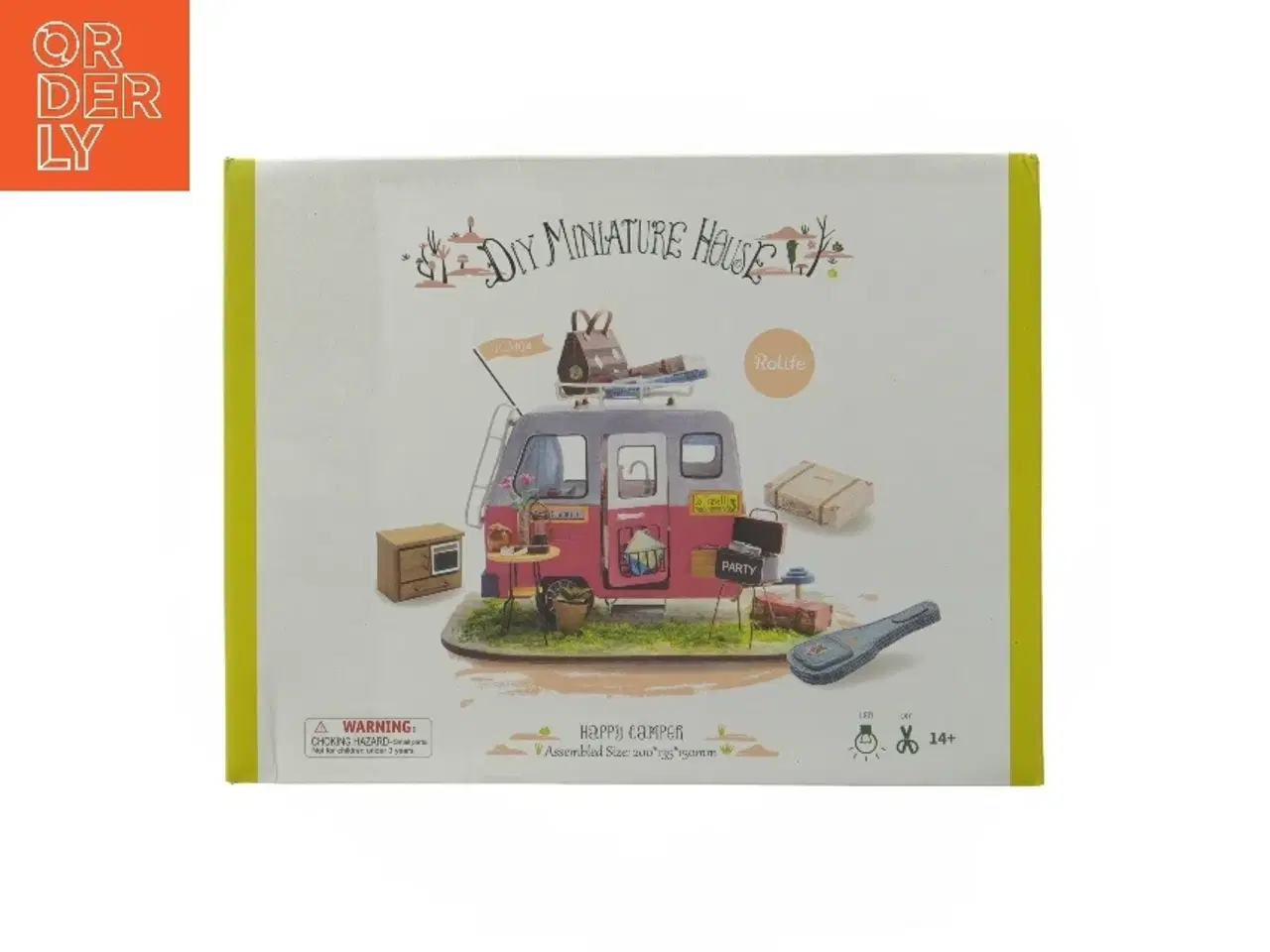 Billede 1 - DIY miniature house Camping Vogn(str. 5x27,5x20 cm)