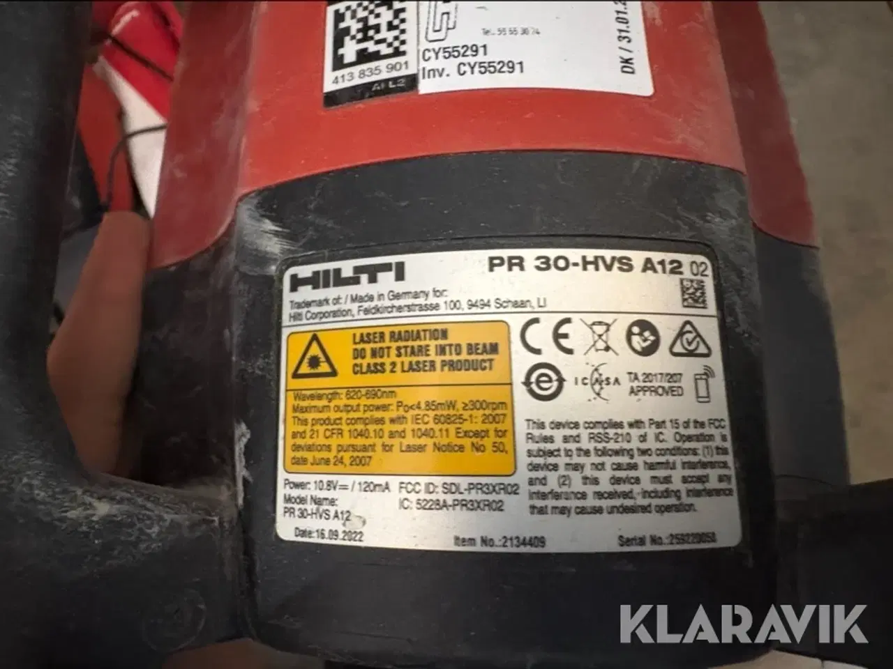 Billede 3 - Laser Hilti PR 30-HVS A12