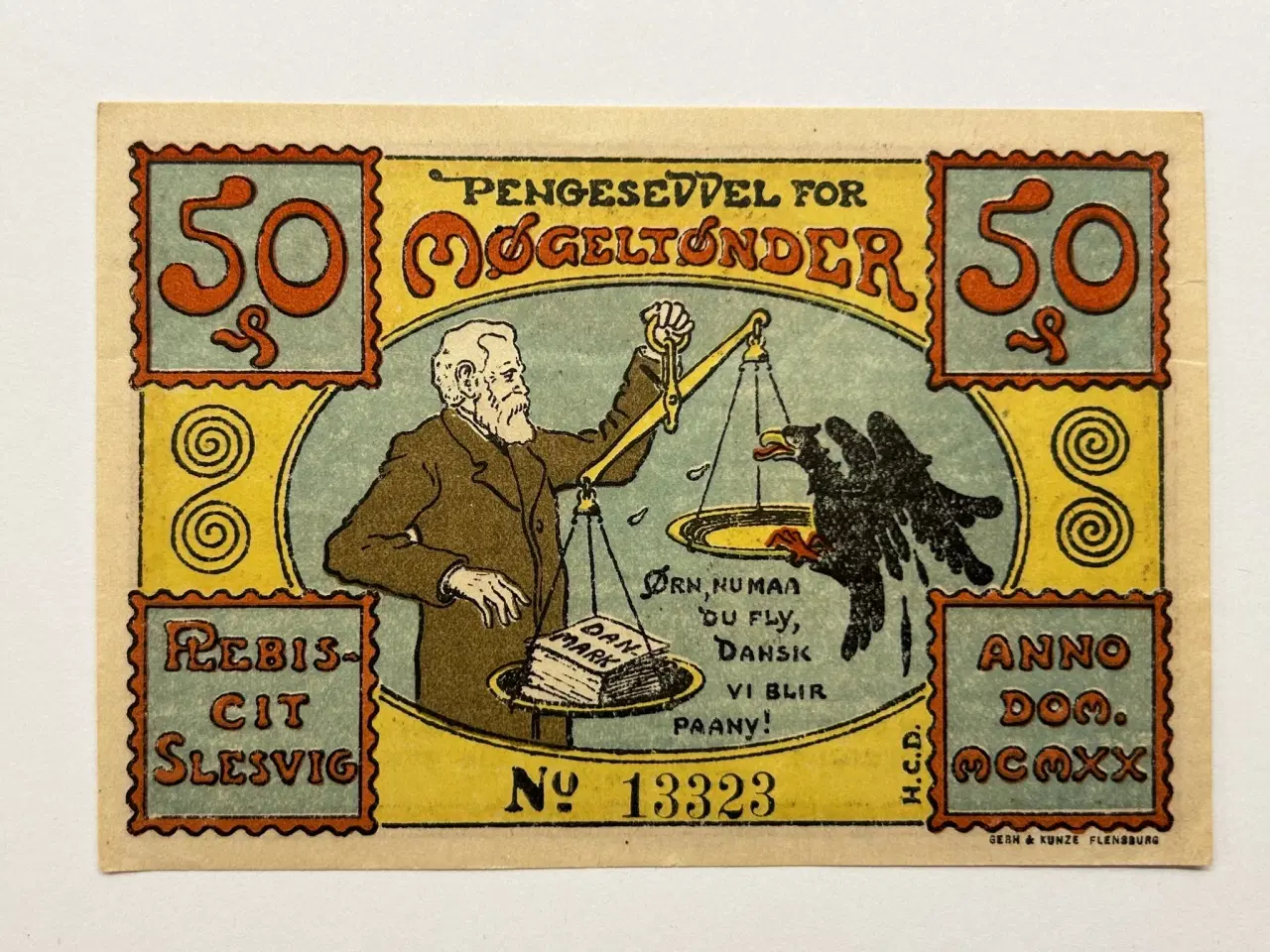 Billede 2 - 5 Pfennig Møgeltønder 1920