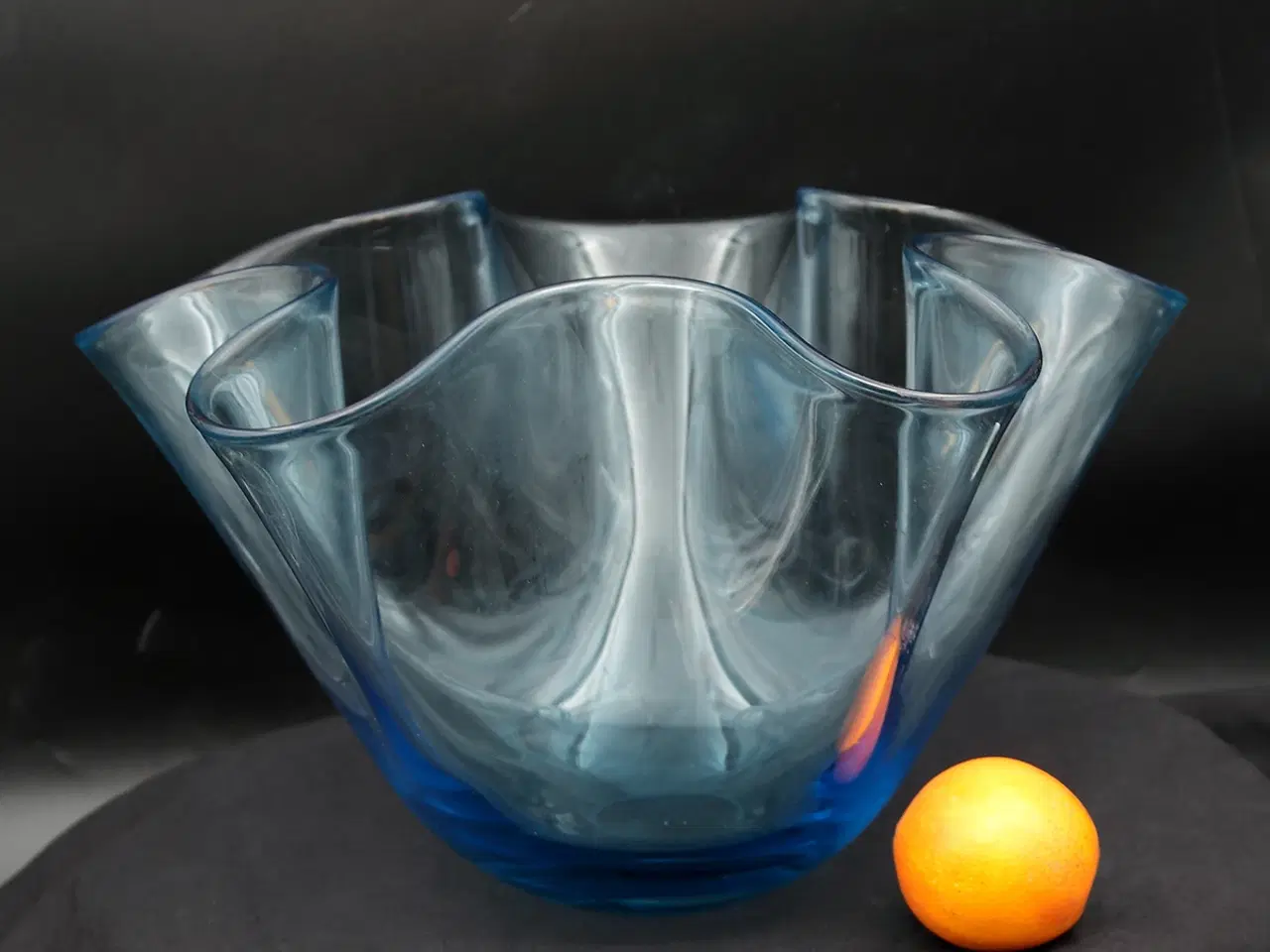 Billede 3 - Holmegaard Laguna XL blå Ø38 – Lütken