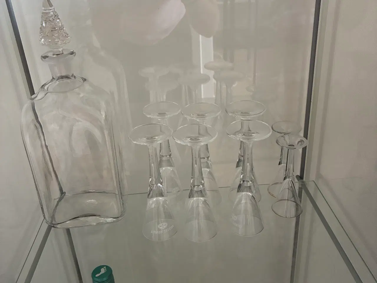 Billede 1 - Snapsglas + snapsflaske