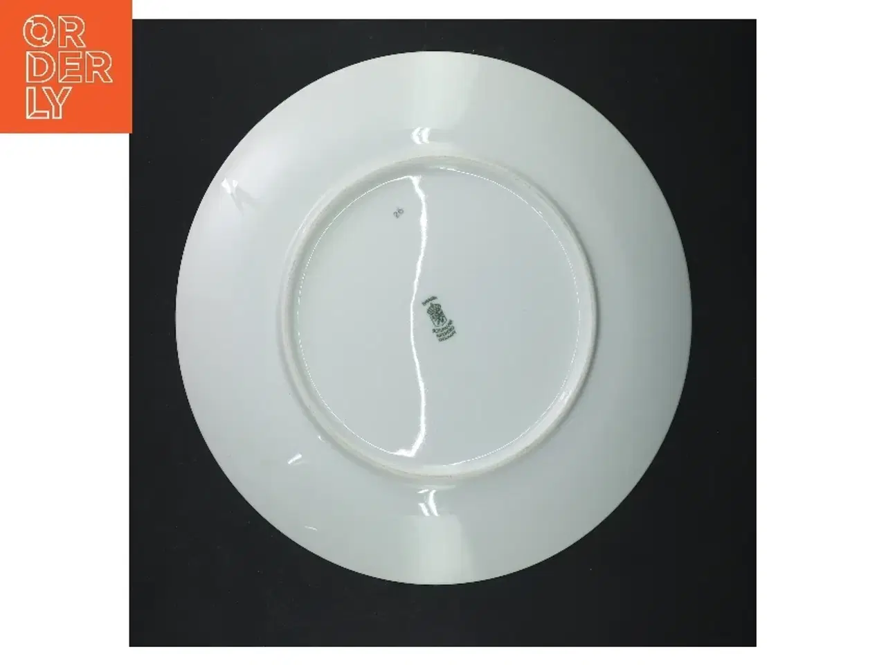 Billede 2 - Porcelænstallerkener med guld detaljer fra Bavaria (str. 2 styk, ø 25 cm)