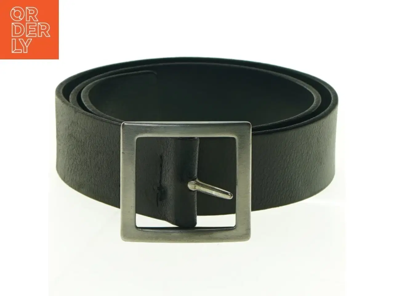 Billede 1 - Sort læderbælte fra H&M (str. 100 cm)