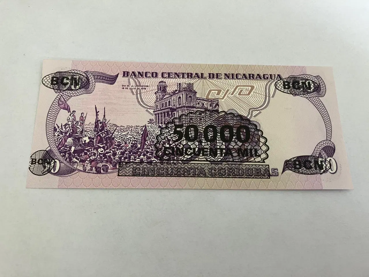 Billede 2 - 50.000 on 50 Cordobas Nicaragua