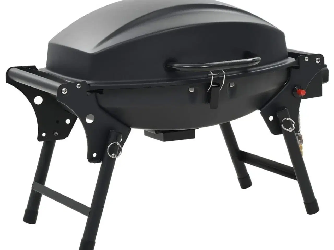 Billede 3 - Transportabel gasgrill med madlavningszone sort