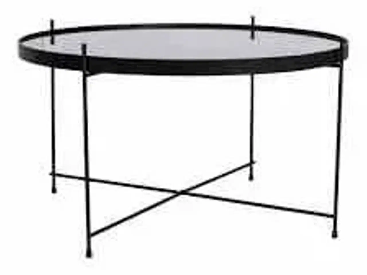 Billede 1 - Venezia sofabord - sort Ø: 70 cm