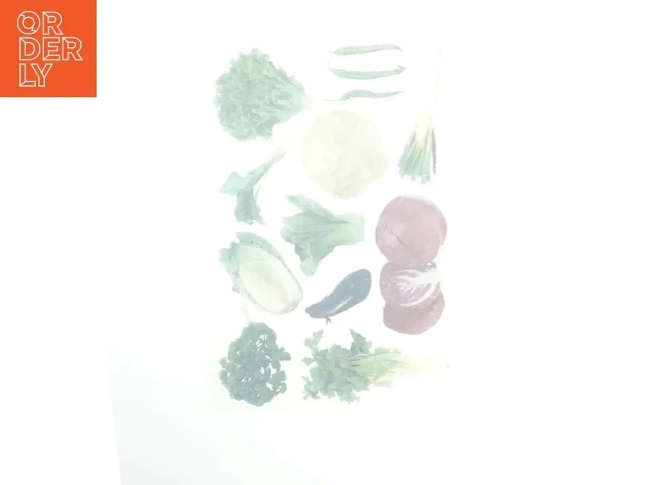 Billede 2 - Plastik skærebræt til grøntsager (str. 43x30 cm)
