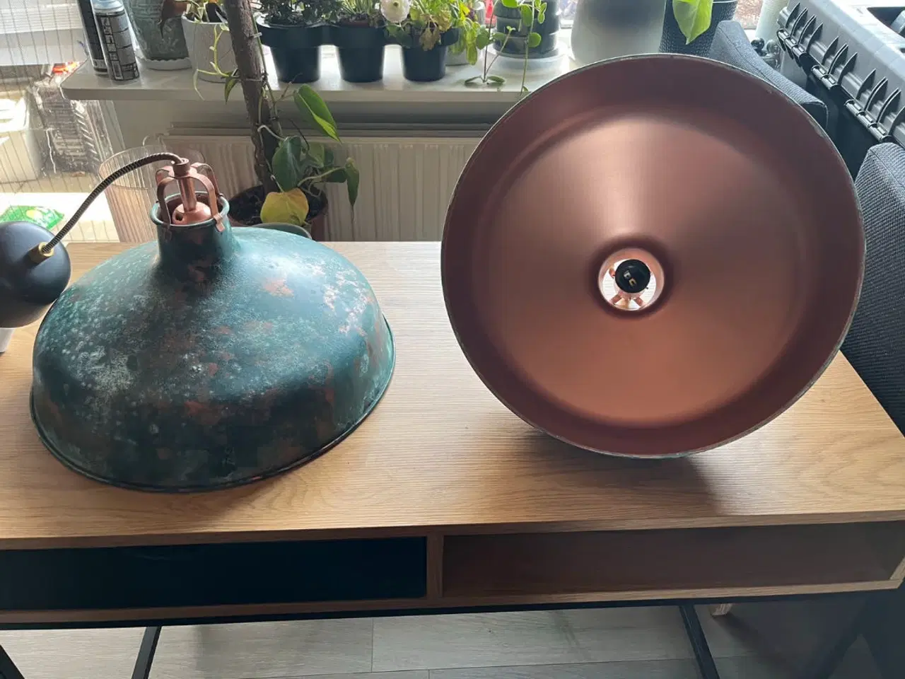 Billede 2 - Unikke Håndmalede Lamper i Ø38 H24 i Oxidere