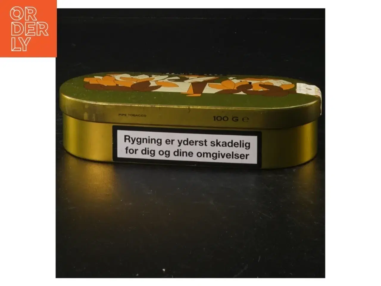Billede 2 - Gammel tobaksdåse  (str. 18 x 8 cm)