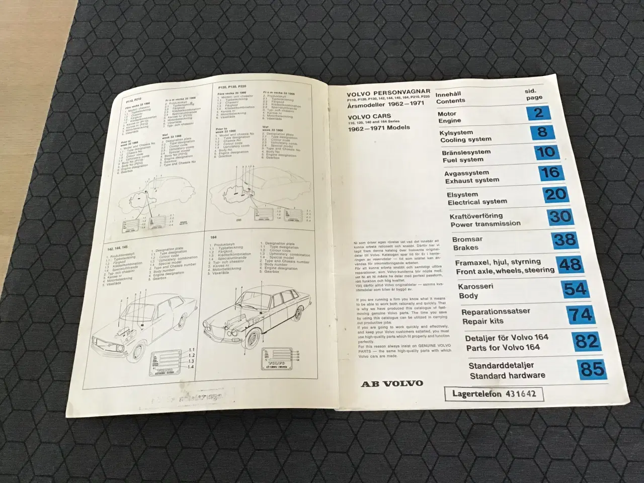 Billede 3 - Volvo katalog 1971 diverse modeller 