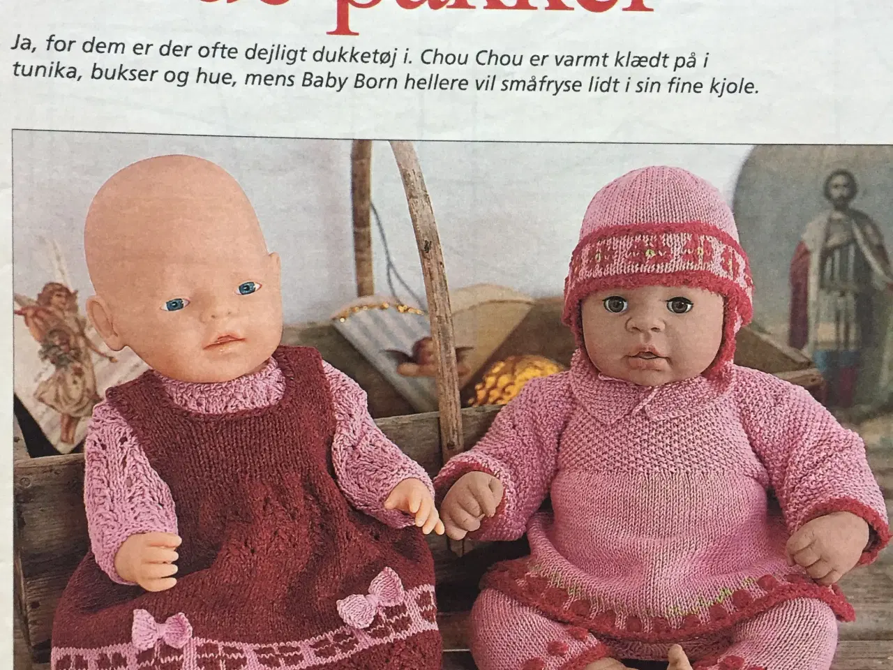Billede 2 - Juletøj til Baby Born og Chou Chou dukke