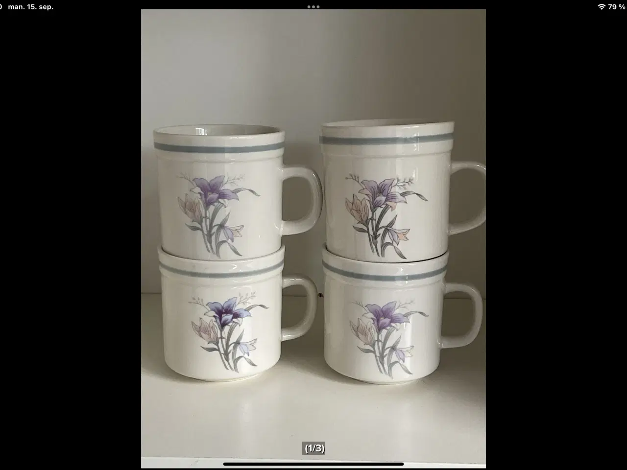 Billede 1 - Krus med blomster 