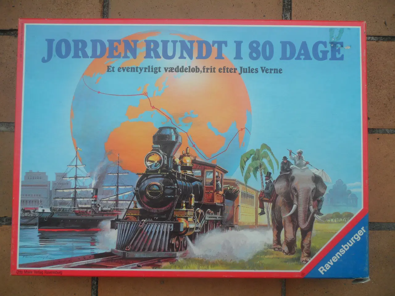 Billede 1 - Jules Verne Jorden Rundt i 80 dage Brætspil