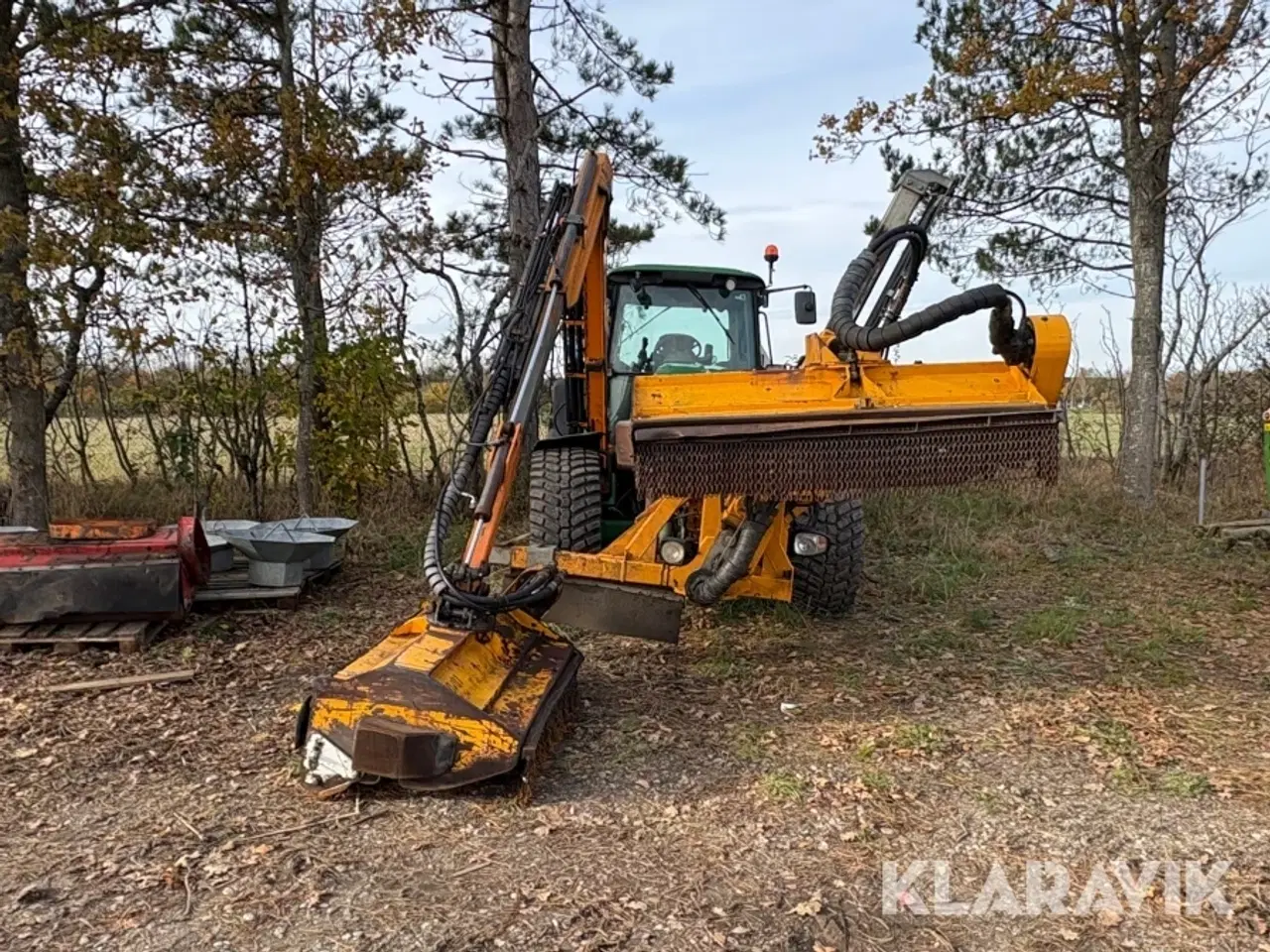 Billede 4 - Traktor John Deere 6630 med rabatklipper