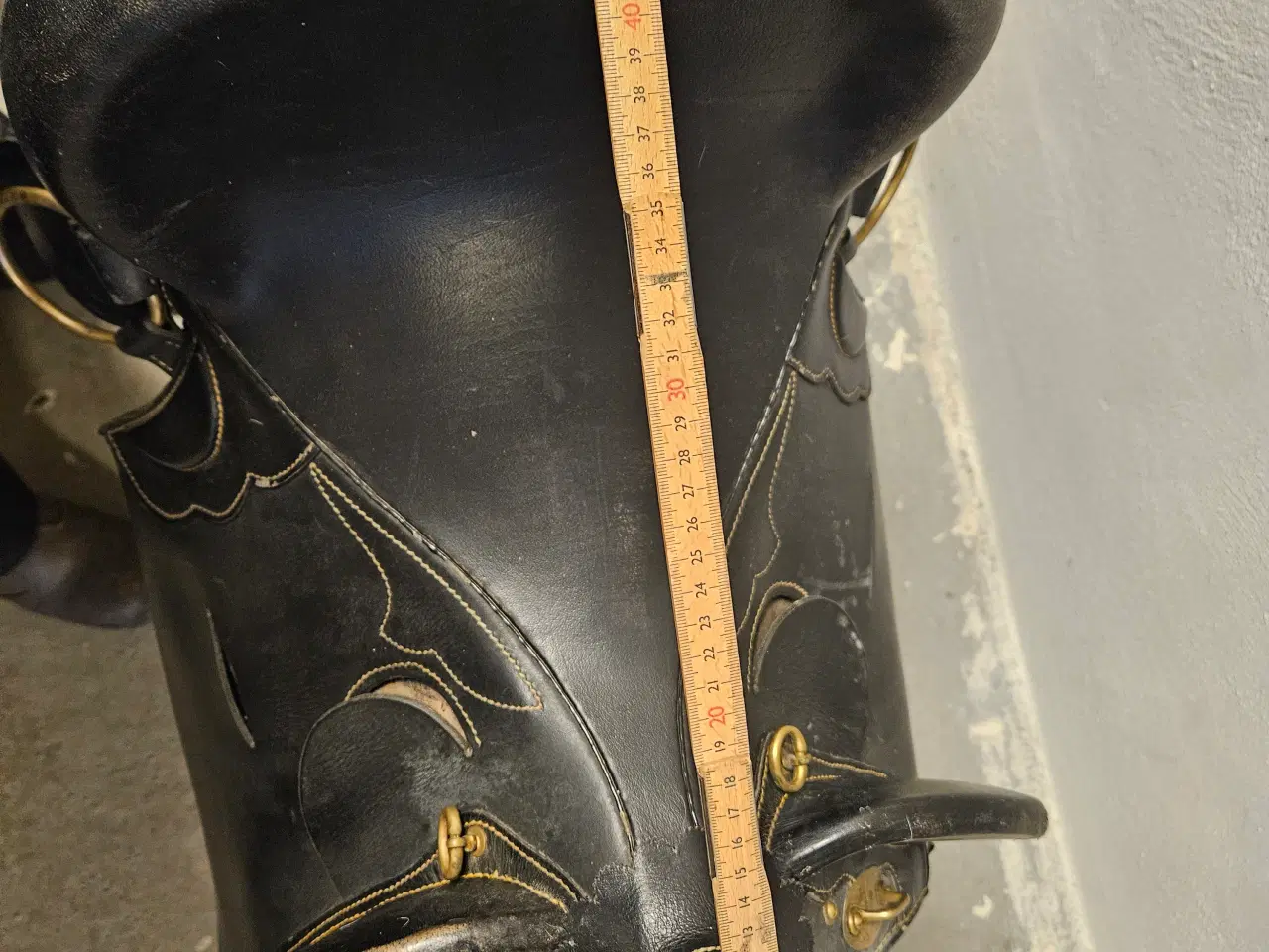 Billede 5 - Flot læder sadle 