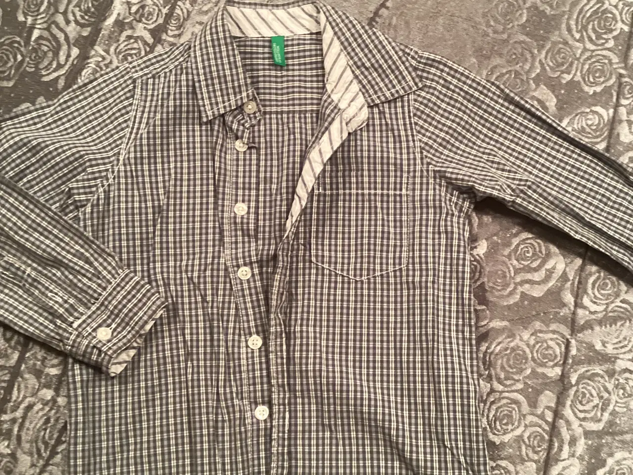 Billede 6 - Ternet skjorte fra united colors og benetton