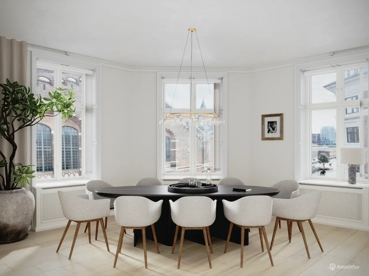 Billede 3 - Nyistandsat kontor i historisk ejendom i hjertet af København - lige ved Hovedbanegården